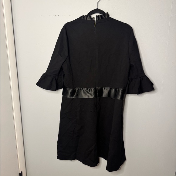 Kate Spade Black Dress with Satin Ruffles - Picture 6 of 6